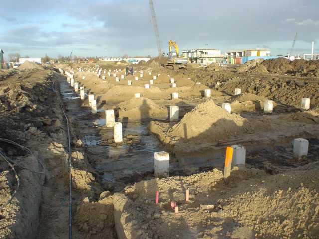 Tweede laag bouwzand
